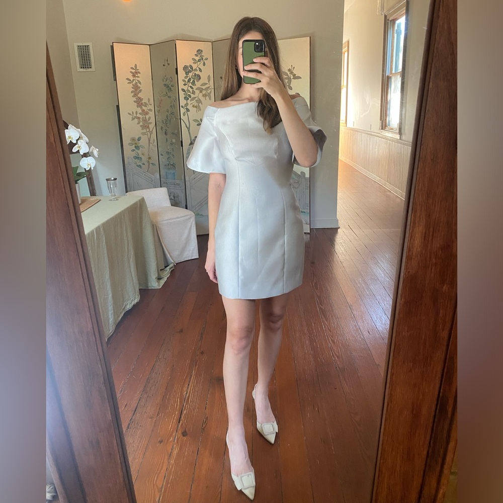 Silver Mini Dress